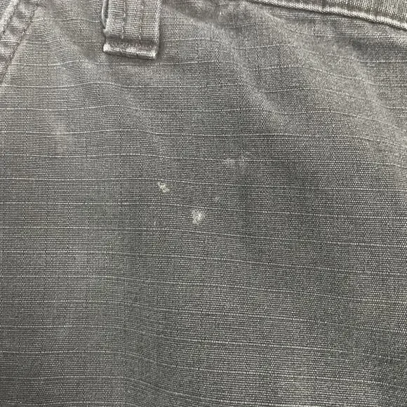 Carhartt Cargo Pants Mens 37x30 Black Relaxed Fit Double Knee Workwear Utility - Picture 6 of 16